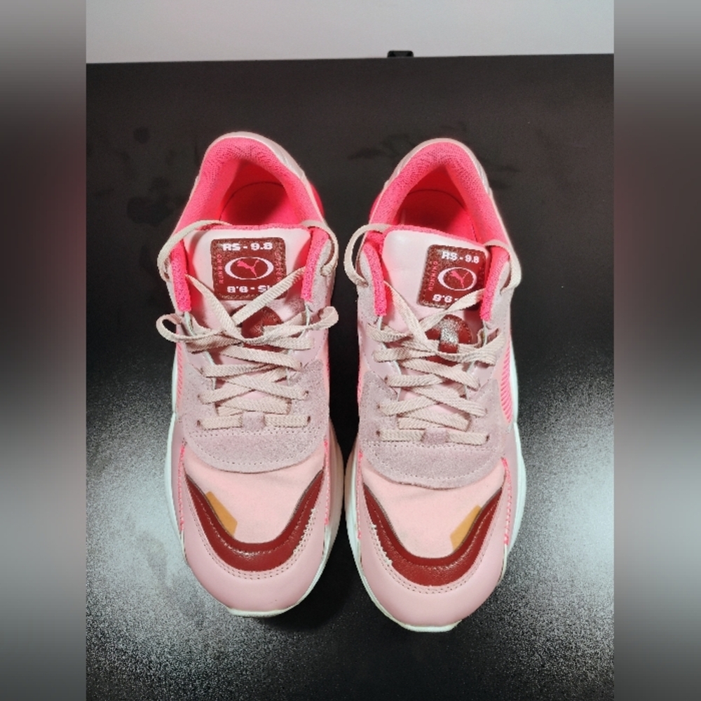 Puma RS 9.8 Proto Pink Burgundy Women’s Sneakers 9.5 Sneakers Only - Picture 4 of 14